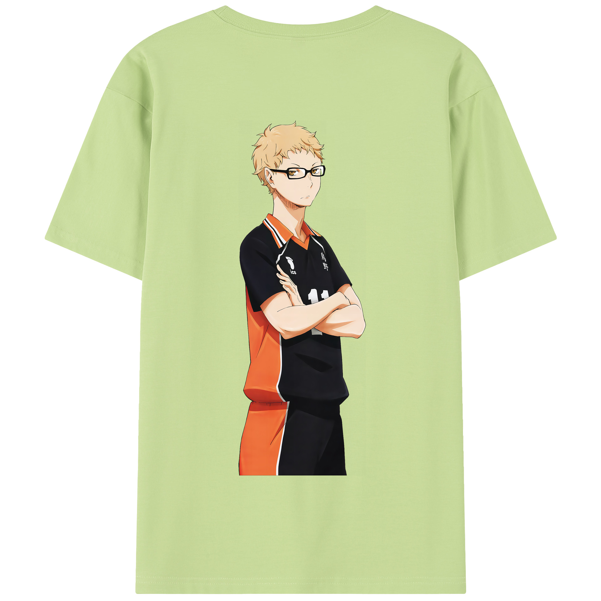（画像用） ハイキュー!! Haikyu!! 綿100％半袖Tシャツ（背面プリント）